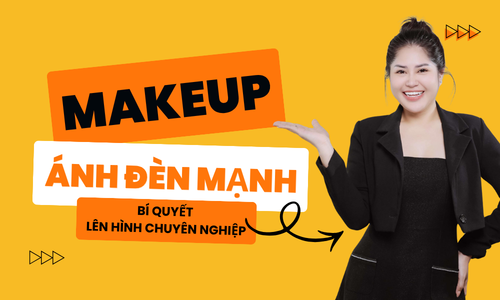 Makeup khi dùng ánh đèn mạnh Phuong ly makeup