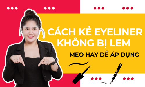 Cách kẻ eyeliner không bị lem Phuong ly makeup