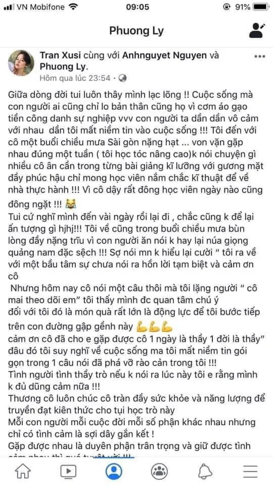 Phản hồi học viên