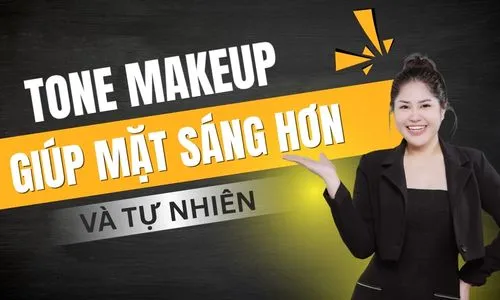 tone makeup nào giúp mặt sáng hơn Phuong Ly Makeup