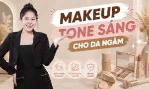 makeup tone sáng cho da ngăm Phuong Ly Makeup