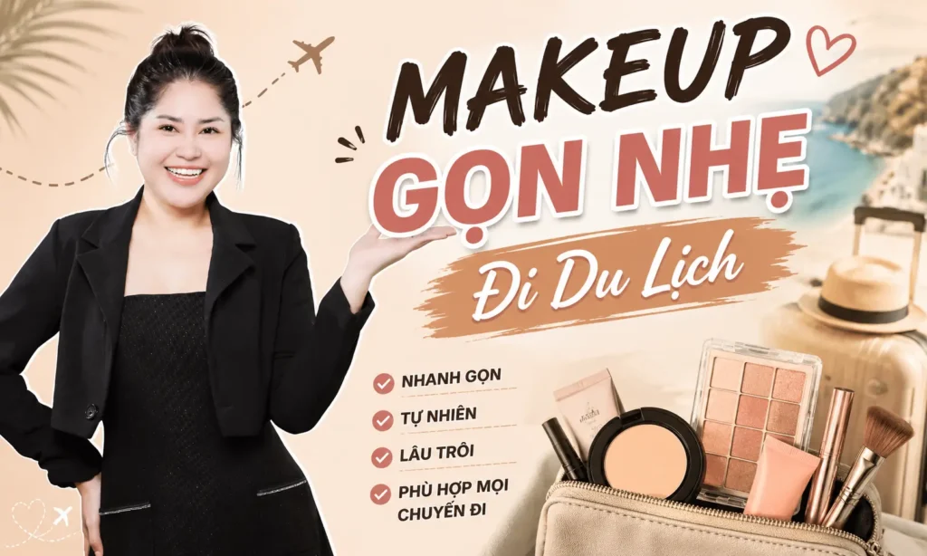 Makeup gọn nhẹ đi du lịch Phuong Ly Makeup