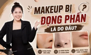 makeup bị đọng phấn Phuong Ly Makeup