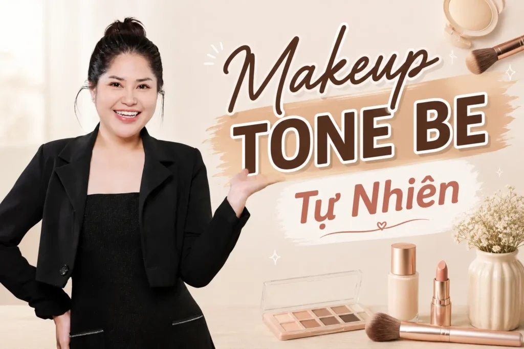 makeup tone be tự nhiên phuong ly makeup