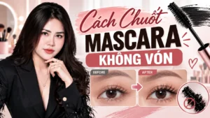 cách chuốt mascara