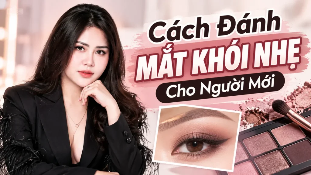 cách đánh mắt khói cho người mới Phuong Ly Makeup