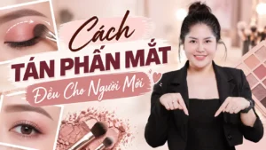 cách tán phấn mắt đều Phuong Ly Makeup