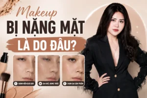makeup bị nặng mặt Phuong Ly Makeup